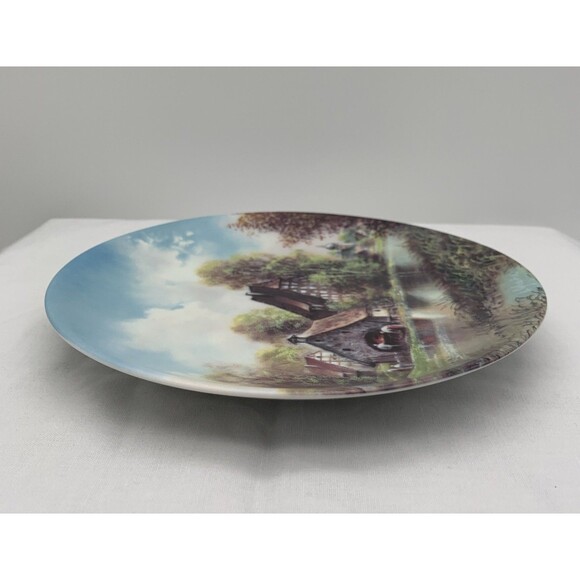 At The Bakehouse Collector Plate COA and Box 1990 Helmut Glossl Artist Germany - Picture 7 of 11